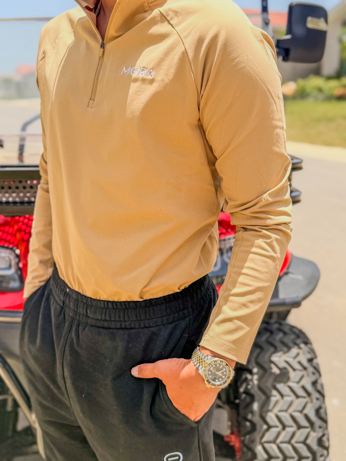 ACTIVE HALF ZIP PERFORMANCE TOP